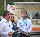subsecretario del Interior junto al presidente de BancoEstado