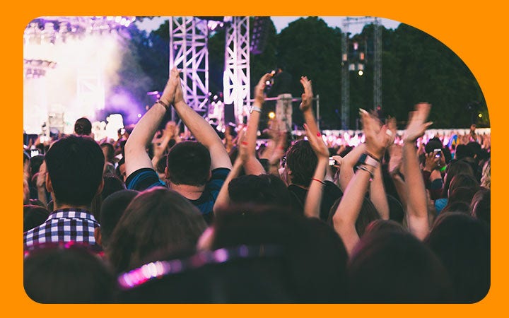 Personas en recitales