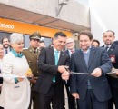 Presidente de BancoEstado en corte de cinta