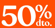50% de descuento