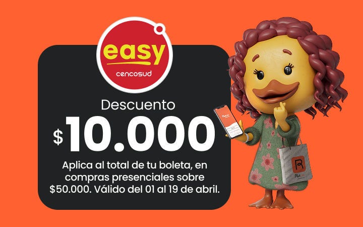 Descuento en Easy pagando con Rutpay