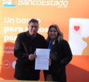 Alcalde Alto del Carmen junto a Gerenta Sucursales Zona Norte BancoEstado