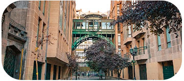 Imagen calle en Santiago