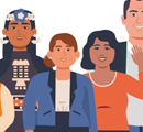 Personajes ilustrados representativos