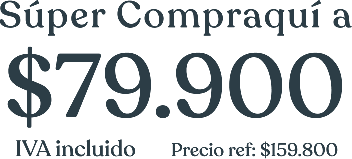 Super Compraquí a $79.990 Iva Incluido.